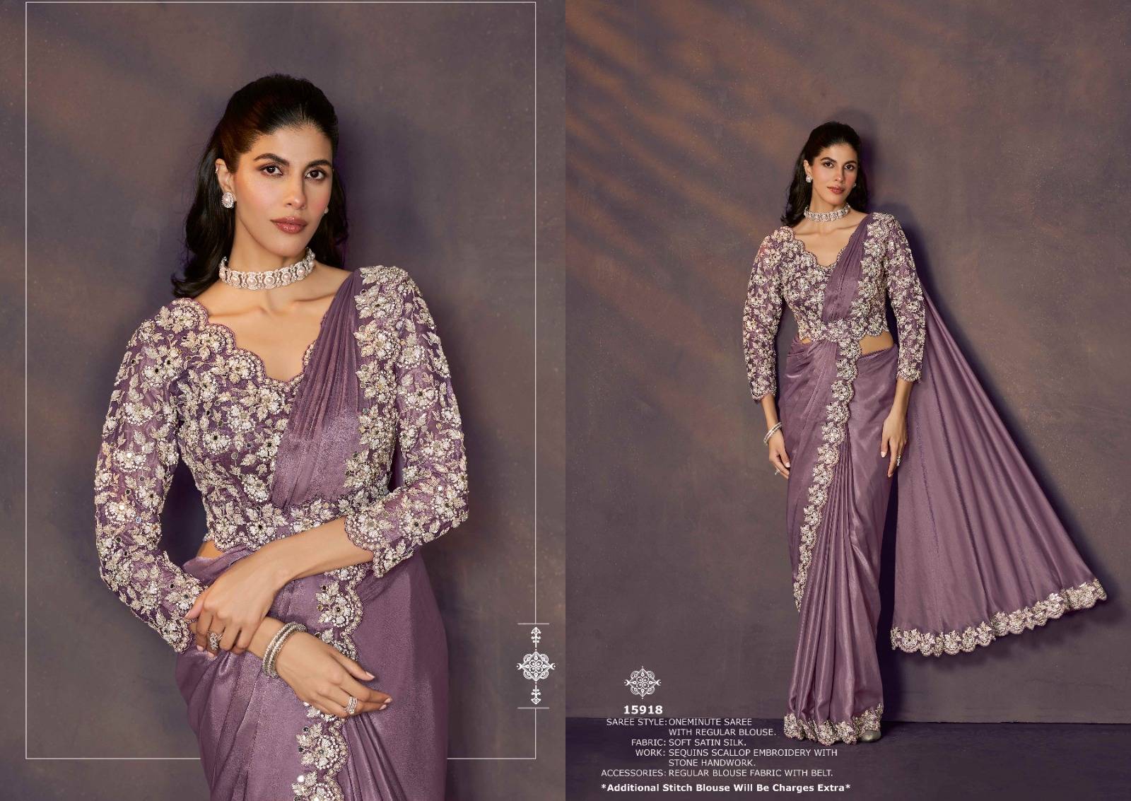 MOHMANTHAN ODYSSEY 15900 by Mahotsav 15907 to 15920 Series Indian Traditional Wear & Occasional Stitched Sarees At Wholesale Price